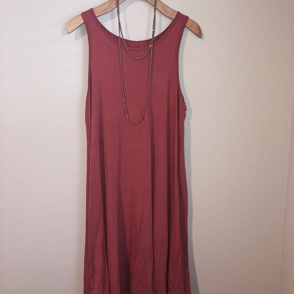 A New Day | Coral T-shirt Dress | M